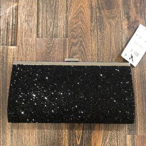 INC Lexy Clutch One Size Black NWT